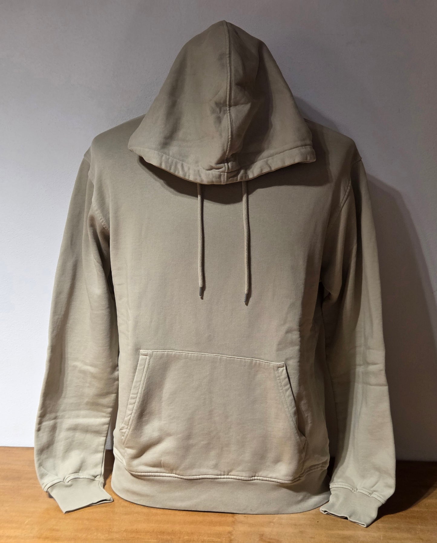 FELPA COLORFUL STANDARD Classic Organic Hood Colore Oyster Grey