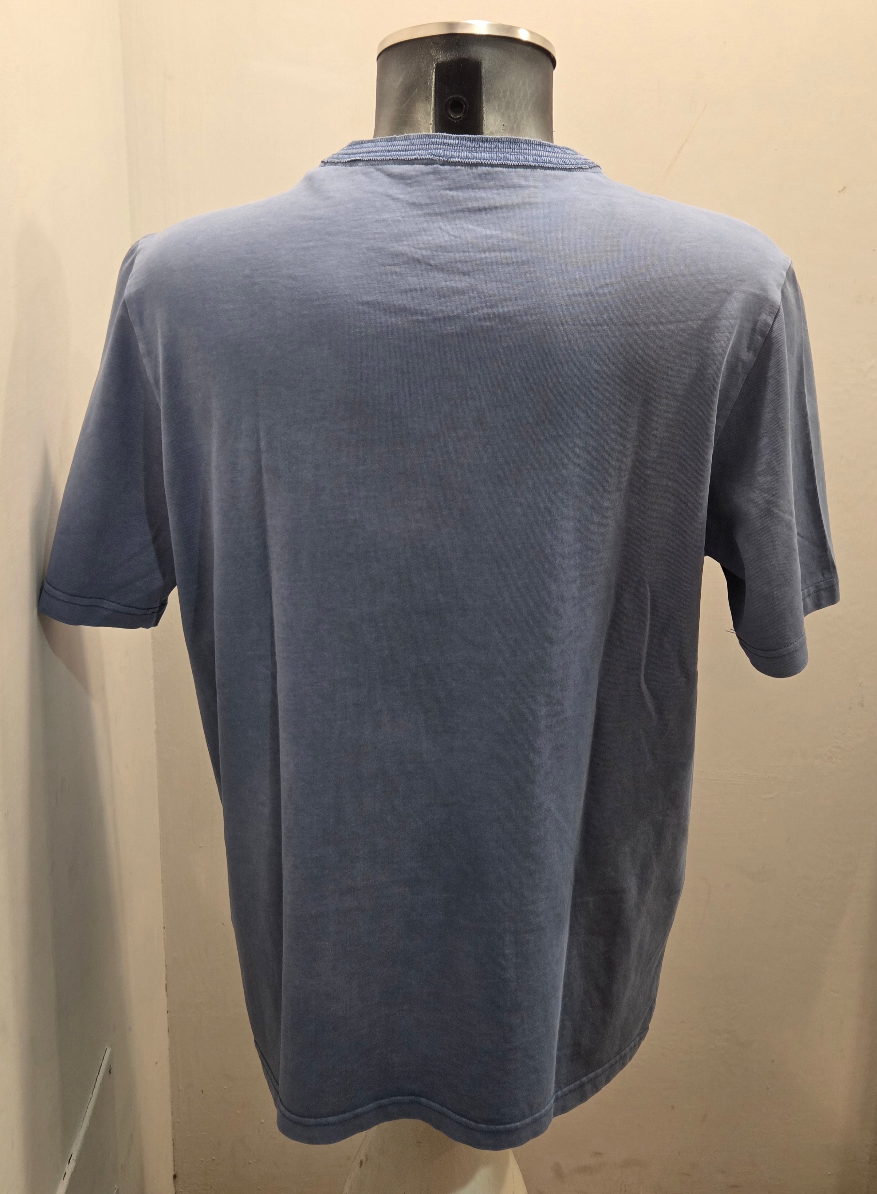 T-SHIRT ANERKJENDT MODELLO AKKIKKI COLOR COPEN BLUE