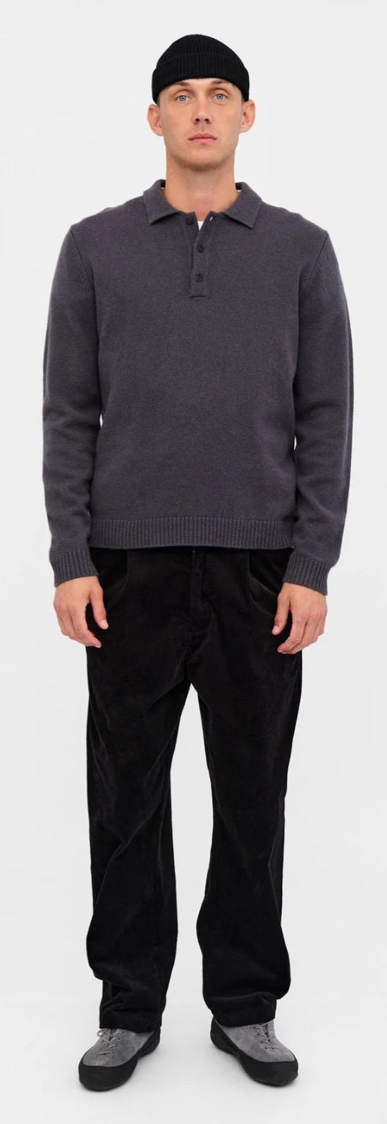 AKPETER MERINO LS POLO ANERKJENDT COLOR MAGNET