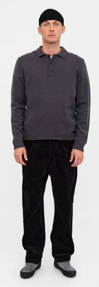 AKPETER MERINO LS POLO ANERKJENDT COLOR MAGNET