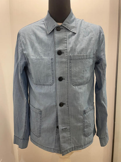 GIACCA IN THE BOX WORK DENIM COLOR BLU DENIM SS250034