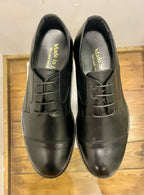 AG TREND DERBY STRINGATA VITELLO COLORE NERO SH 04