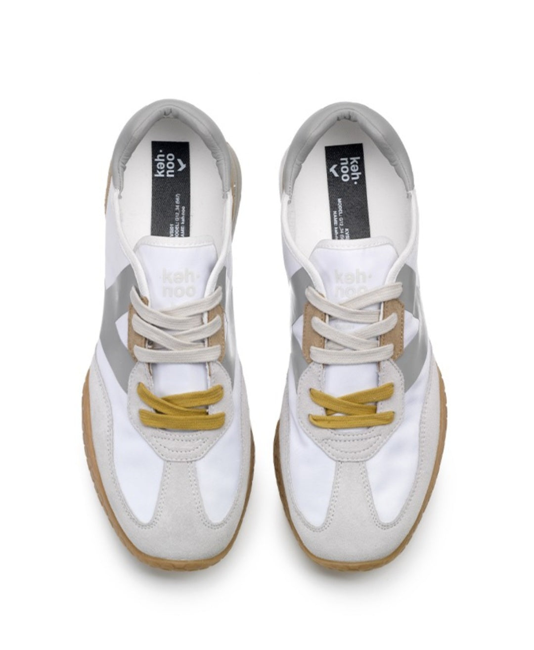 SCARPE KEH-NOO KM 9313 WHITE/GREY/BEIGE