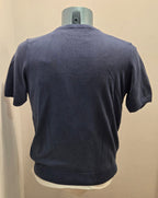 BRAMANTE MAGLIA FILO MANICA CORTA COLOR BLU