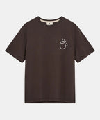 T-Shirt ANERKJENDT ESPRESSO COLOR MARRONE