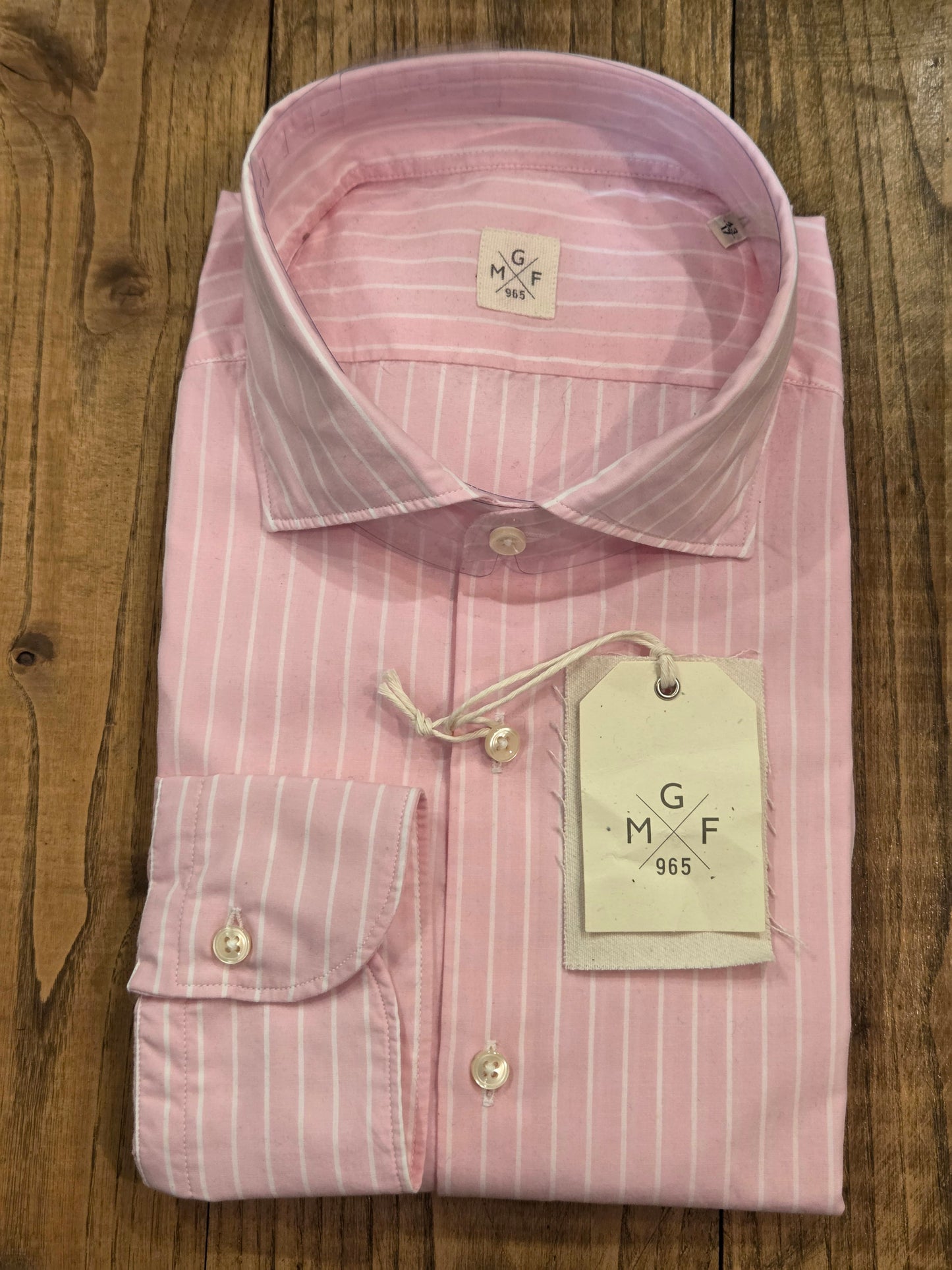 CAMICIA GMF A RIGHE ART. 951205 COLORE ROSA