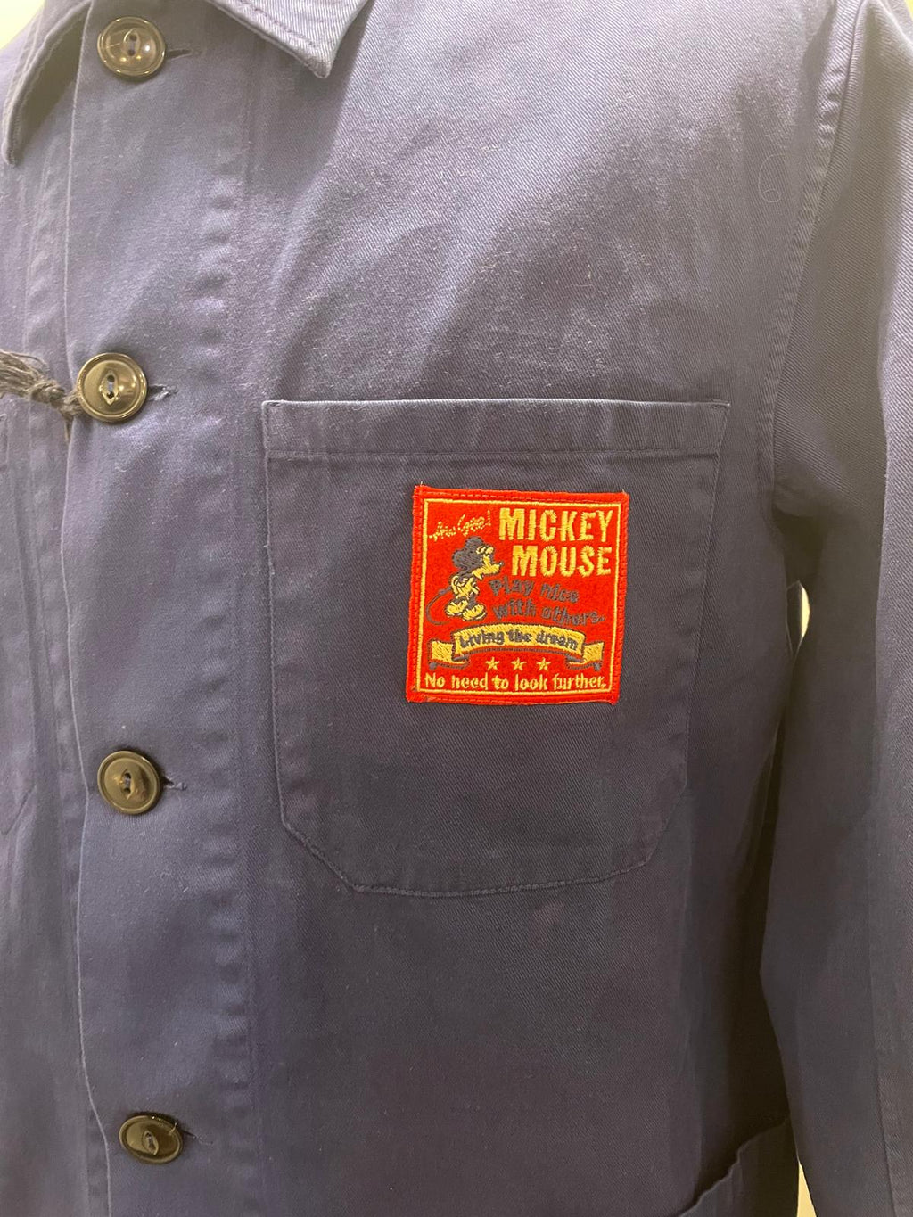 GIACCA WORK IN THE BOX PATCH DISNEY COLOR BLU DENIM
