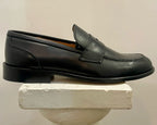 AG TREND Mocassino Collegiale Penny Vitello Colore Nero SH 68