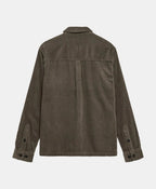 OVERSHIRT IN VELLUTO ANERKJENDT COLOR LICHEN GREEN