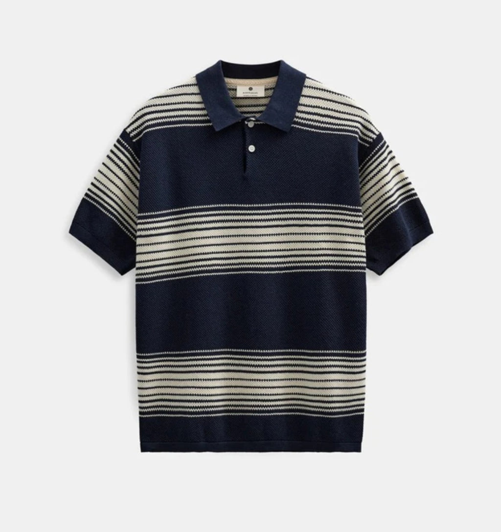 POLO A RIGHE ANERKJENDT AKSEB STRIPE COLOR BLU