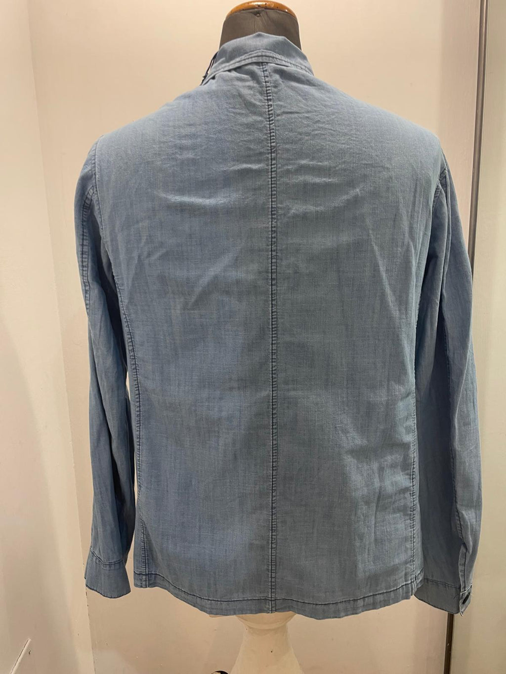 GIACCA IN THE BOX WORK DENIM COLOR BLU DENIM SS250034