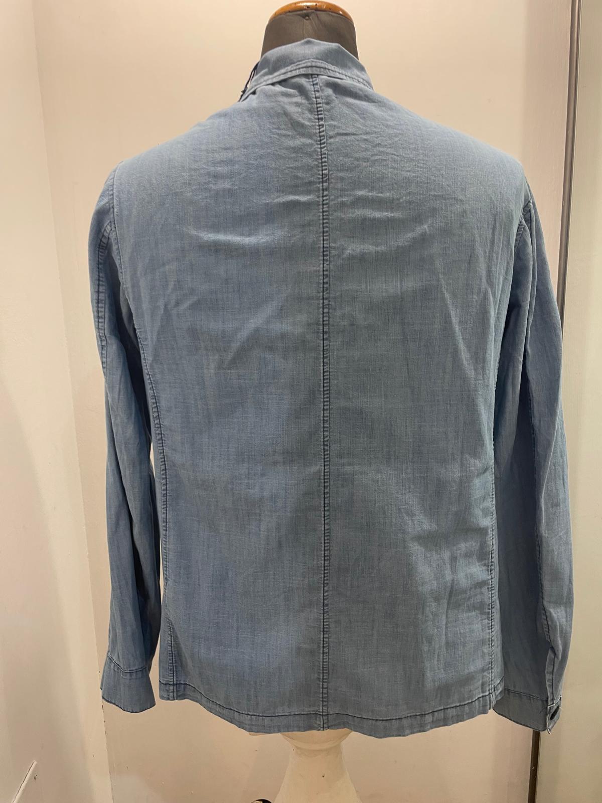 GIACCA IN THE BOX WORK DENIM COLOR BLU DENIM SS250034