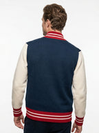GALLIA JACKET CON BOTTONI COLORE NAVY MADE IN ITALY