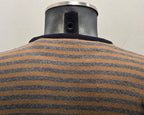 MAGLIA STRIPES IN THE BOX CAMMELLO MULTICOLOR