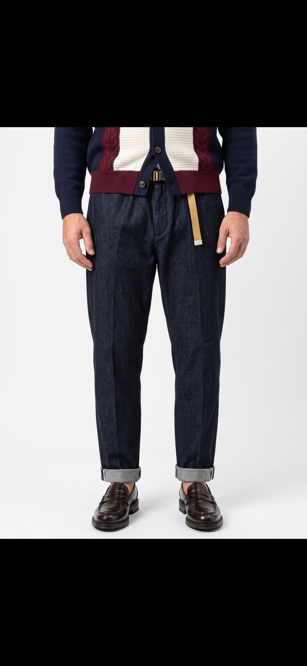 PANTALONI WHITE SAND SU66 341 VESTIBILITÀ REGOLARE COLOR DENIM SCURO