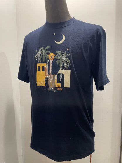 T SHIRT IN THE BOX MR. BOX MAROCCO COLOR BLU SS250001