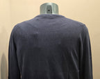 BRAMANTE MAGLIA FILO COTONE MANICA LUNGA COLOR BLU
