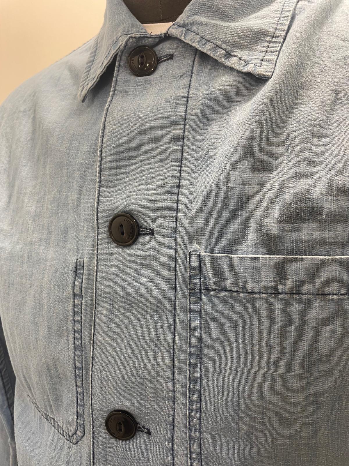 GIACCA IN THE BOX WORK DENIM COLOR BLU DENIM SS250034