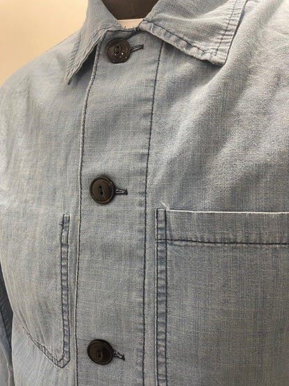GIACCA IN THE BOX WORK DENIM COLOR BLU DENIM SS250034