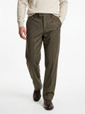 YAN SIMMON PANTALONI MODELLO GHIBLI FONDO 22 CM COLOR MARRONE