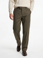 YAN SIMMON PANTALONI MODELLO GHIBLI FONDO 22 CM COLOR MARRONE
