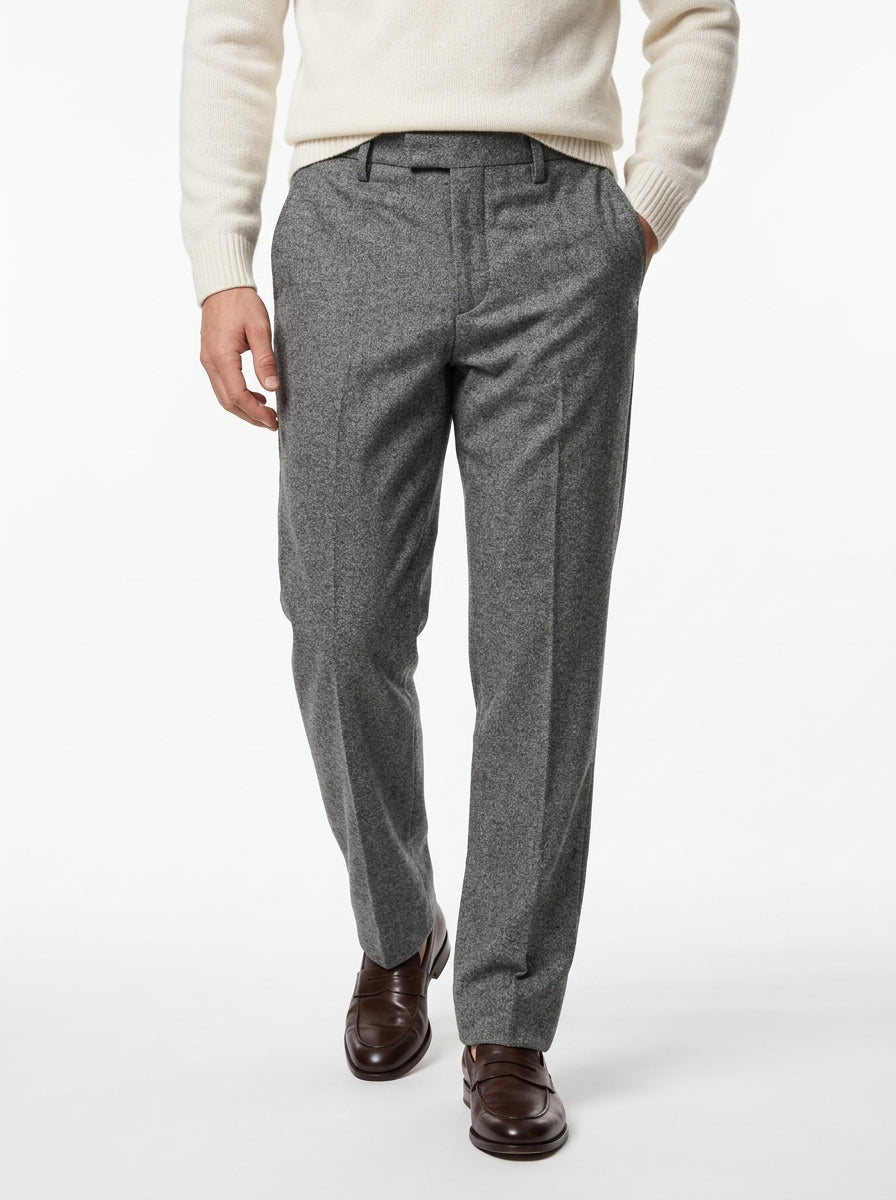 YAN SIMMON PANTALONI MODELLO GHIBLI FONDO 22 CM COLOR GRIGIO