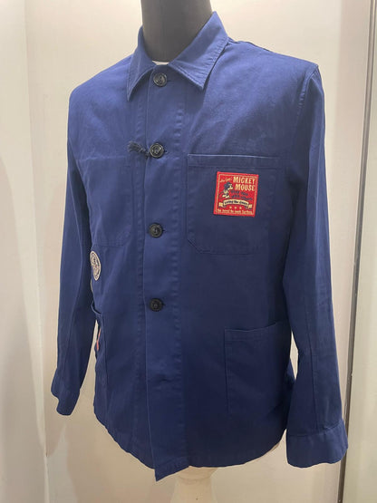 GIACCA WORK IN THE BOX PATCH DISNEY COLOR BLU DENIM