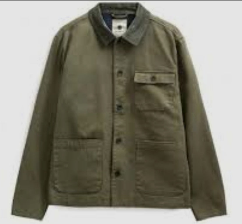 AKBASTIAN CANVAS JACKET ANERKJENDT FOREST NIGHT