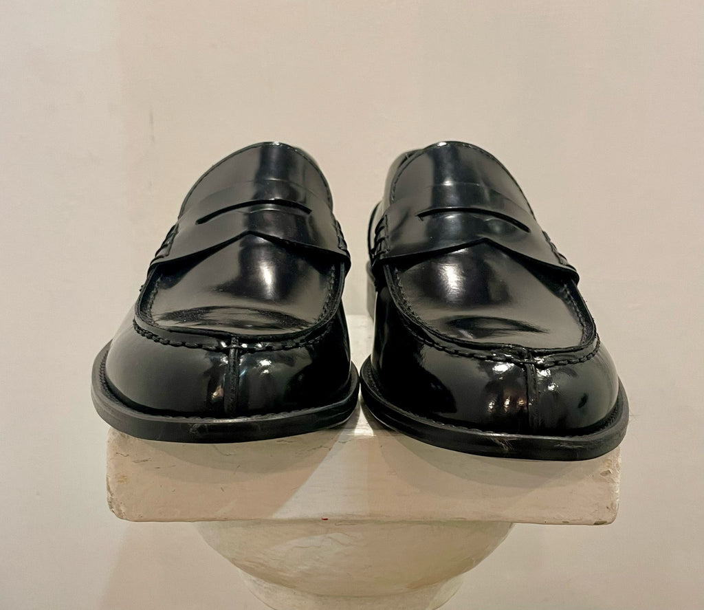 Ag Trend Mocassino Collegiale Penny Abrasivato Colore Nero SC 32