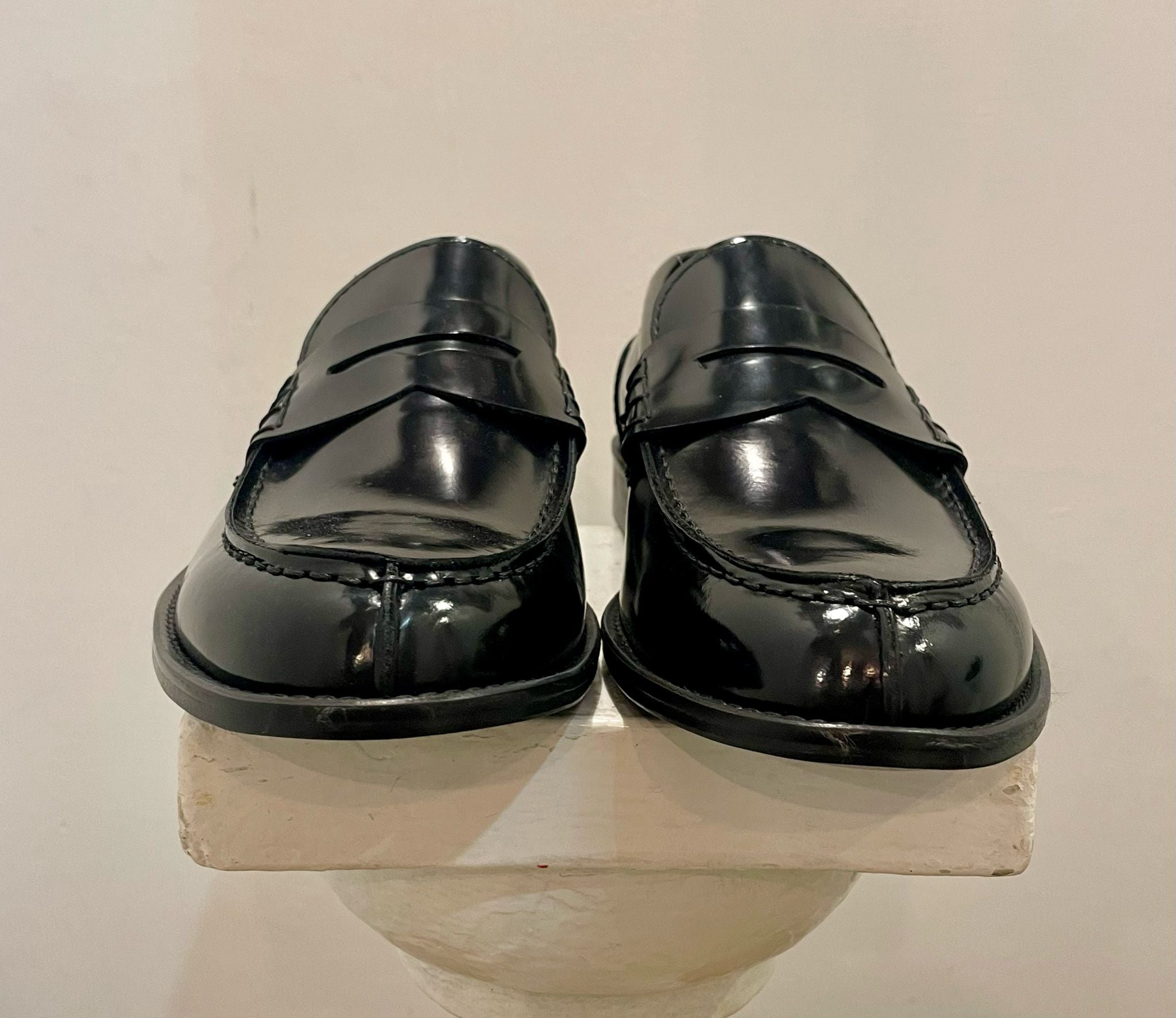 Ag Trend Mocassino Collegiale Penny Abrasivato Colore Nero SC 32