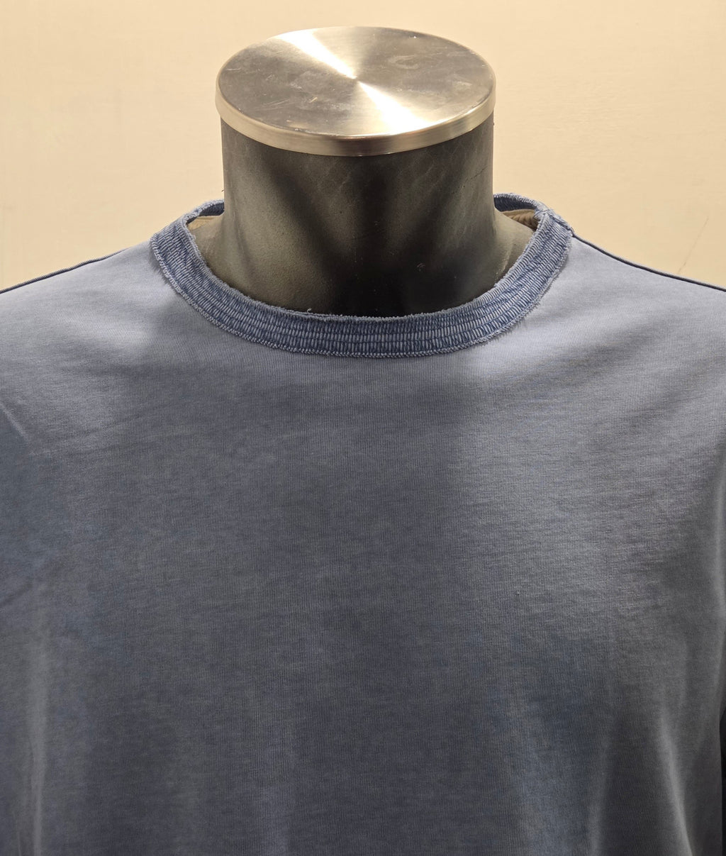 T-SHIRT ANERKJENDT MODELLO AKKIKKI COLOR COPEN BLUE