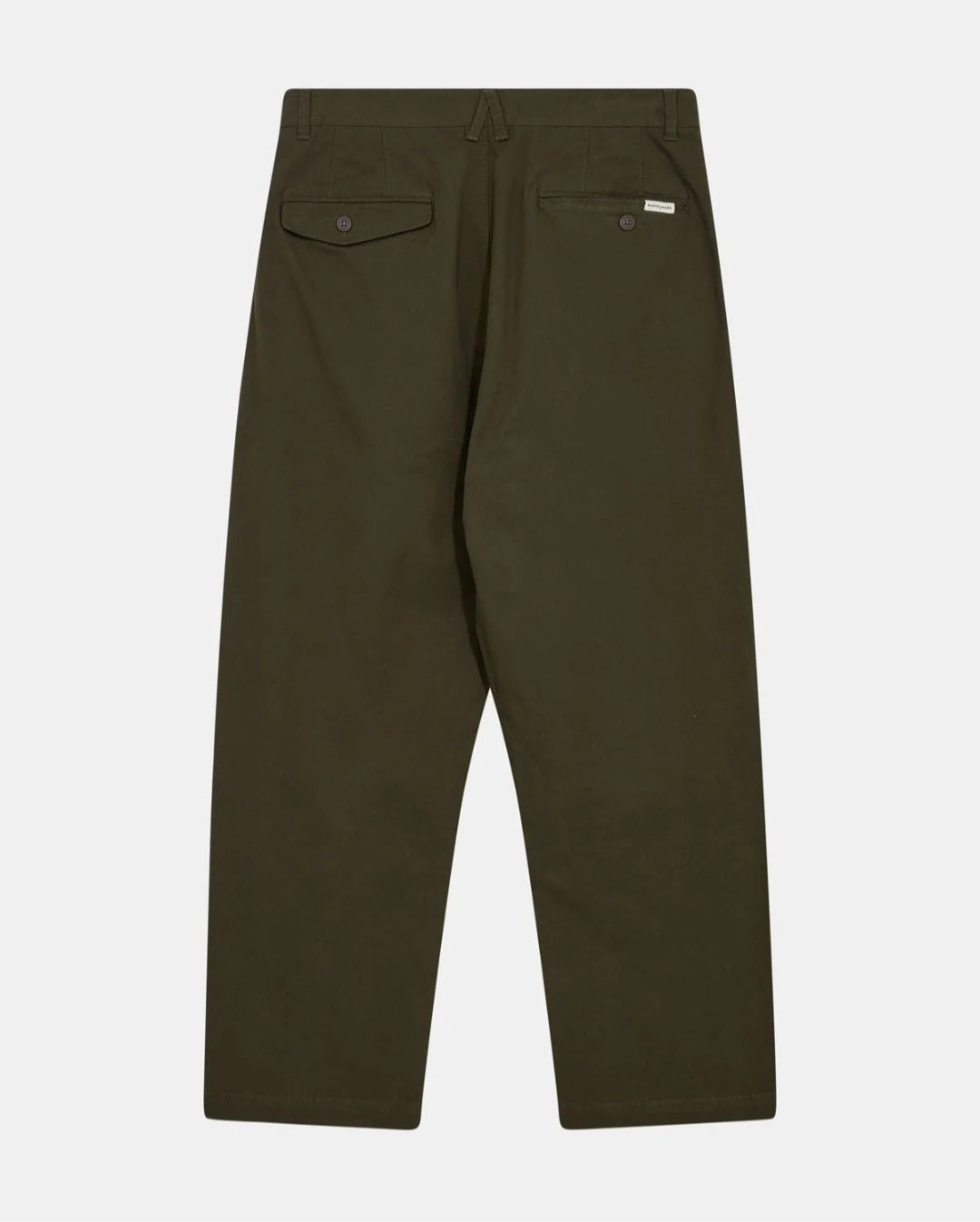 AKJAKOB COTTON PLEAT PANTS ANERKJENDT COLOR VERDE MILITARE