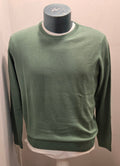 BRAMANTE MAGLIA FILO COTONE MANICA LUNGA COLOR VERDE