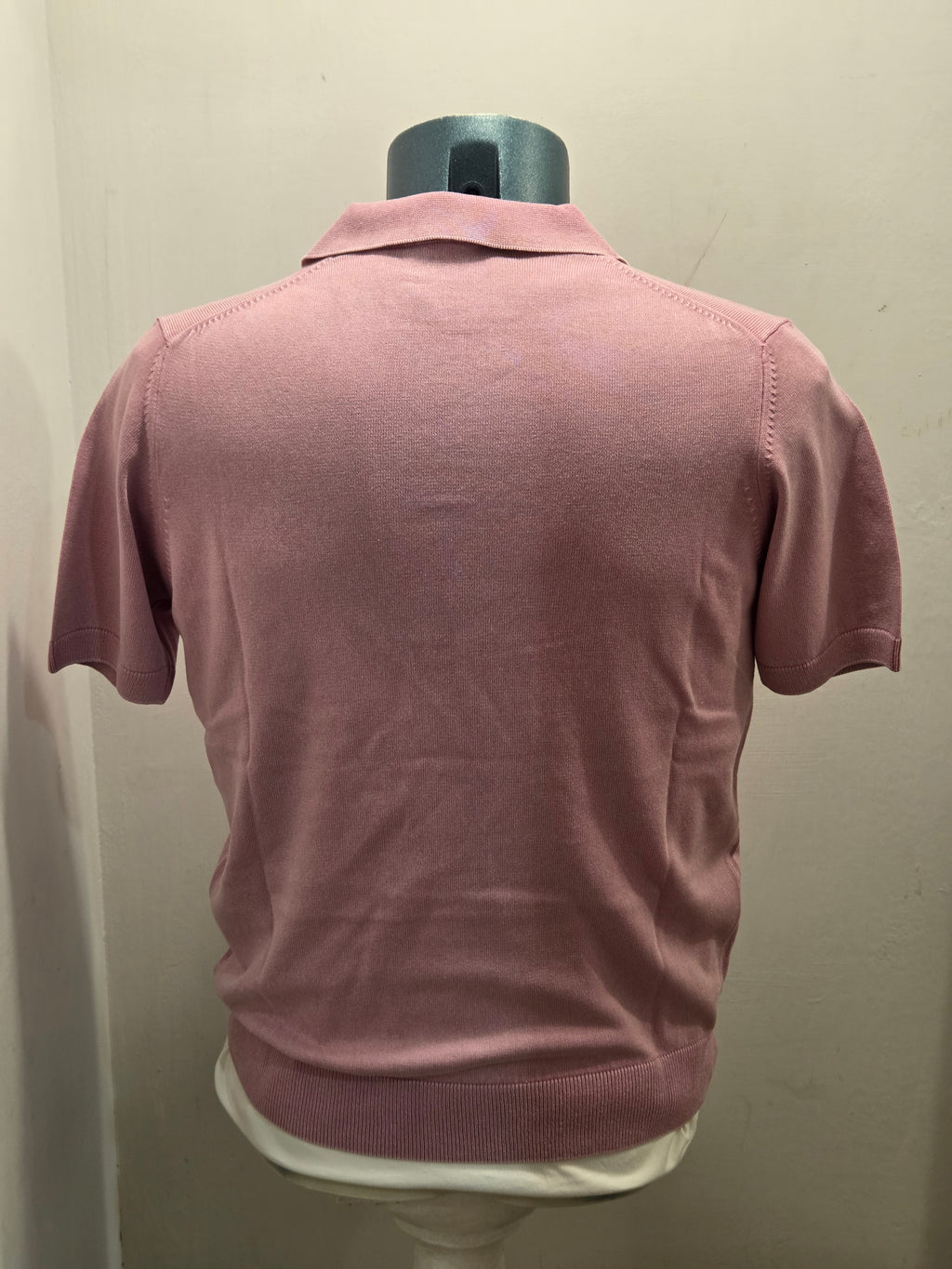 BRAMANTE POLO FILO COTONE MANICA CORTA COLOR ROSA