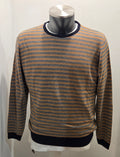 MAGLIA STRIPES IN THE BOX CAMMELLO MULTICOLOR