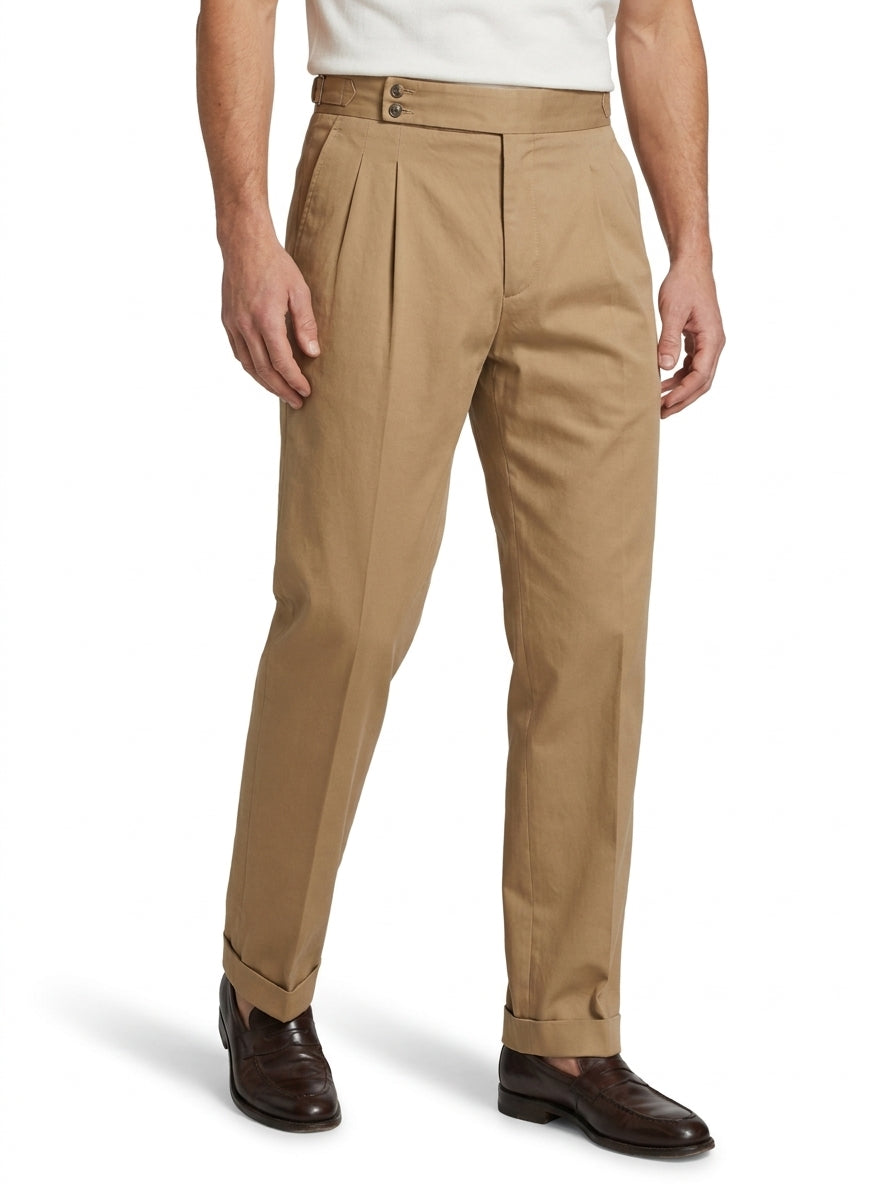 PANTALONI AG TREND PR01 CON FIBBIE LATERALI COLOR BEIGE