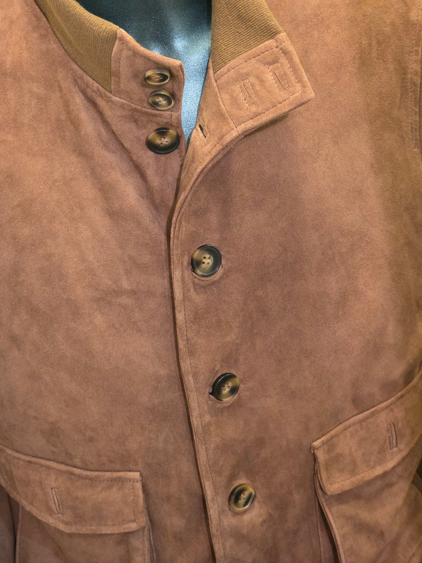 GIUBBINO BLUSOTTO ART. P335 MATS COLOR COGNAC