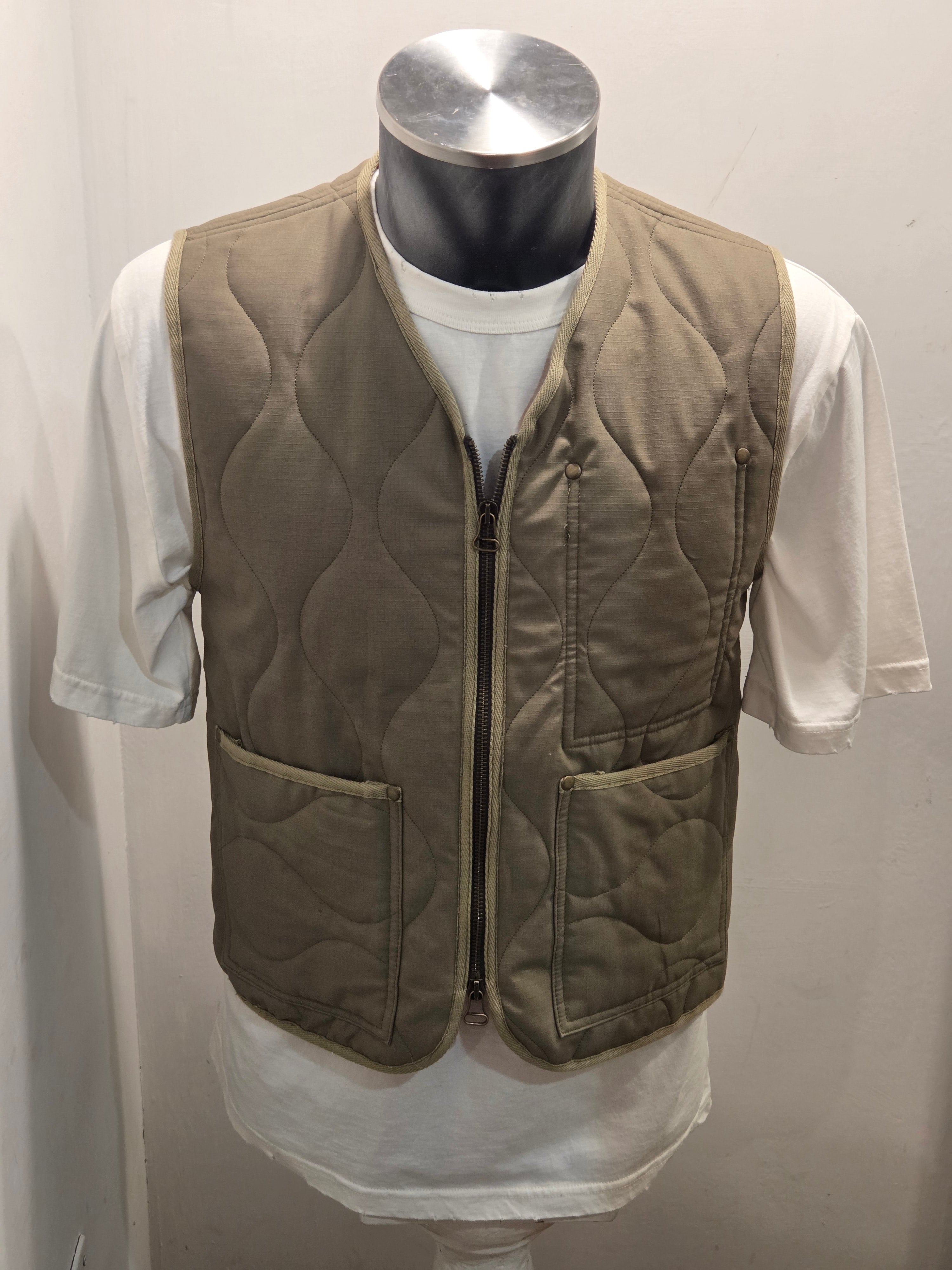 FRONT STREET MARINAIO VEST COLOR SLATE GREEN