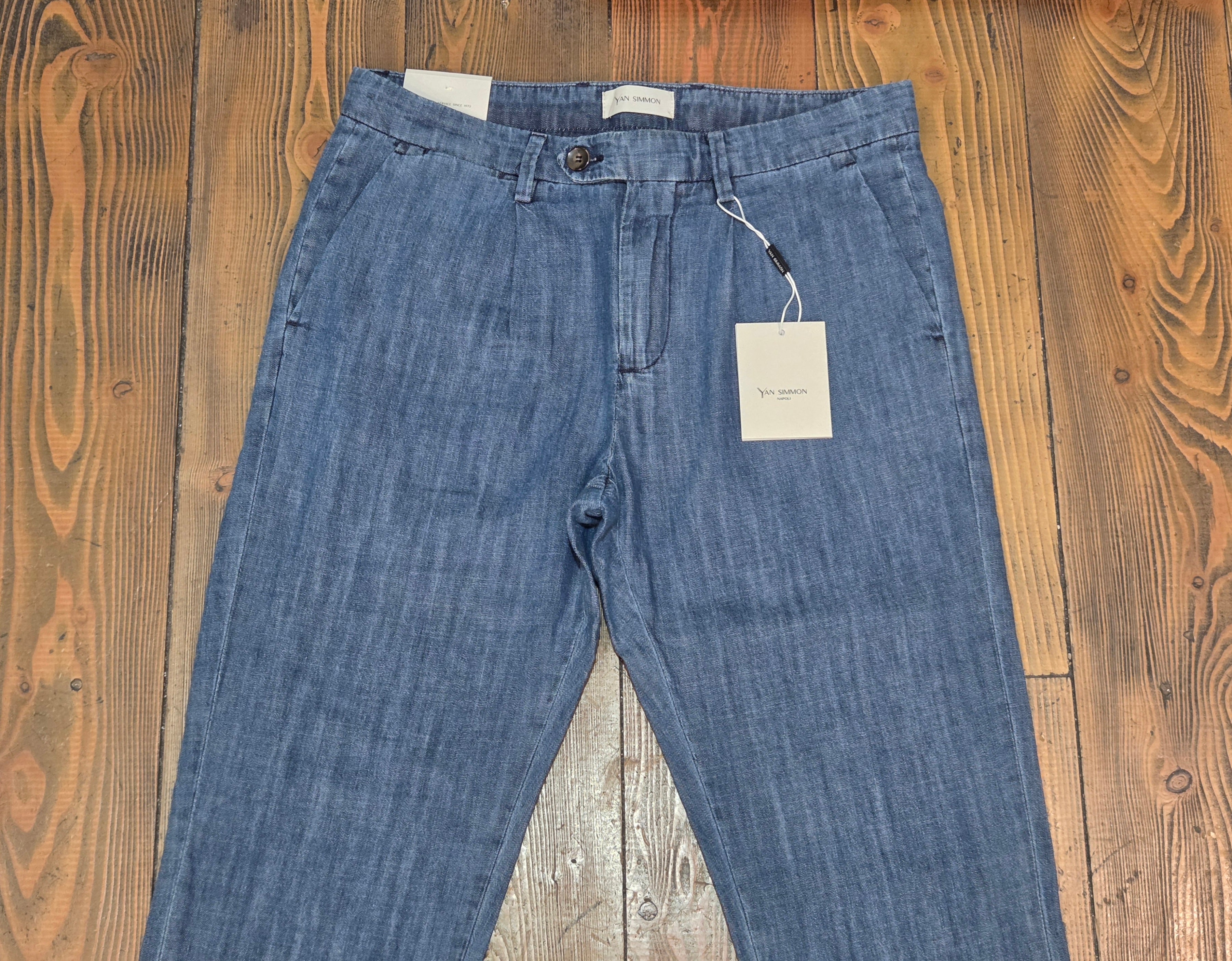 PANTALONI YAN SIMMON MODELLO FRIEND T664F COLOR DENIM CHIARO