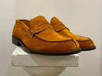 AG TREND Mocassino Collegiale Penny Scamosciato Colore Cognac SC 32